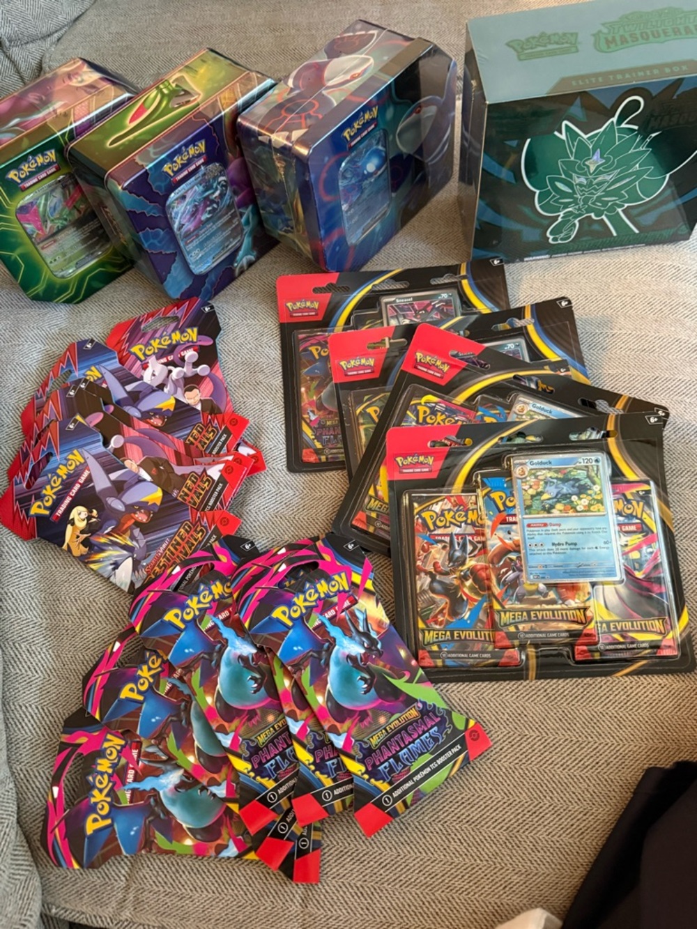 Pokemon Large Lot Destined Rivals Mega Evolution, Twilight Masquerade Etc